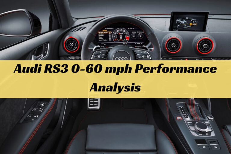 Audi RS3 0-60 mph Performance Analysis