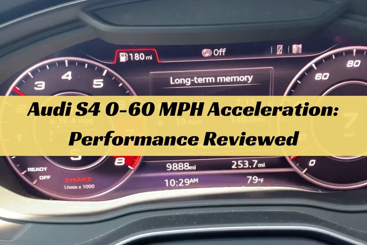 Audi S4 0-60 MPH Acceleration