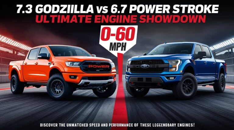 7.3 Godzilla vs 6.7 Power Stroke 0-60