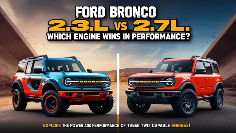 Ford Bronco 2.3L vs 2.7L