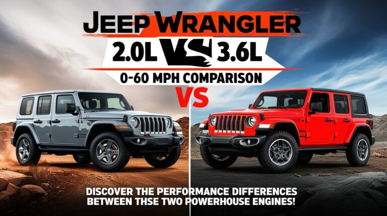 Jeep Wrangler 2.0 vs 3.6